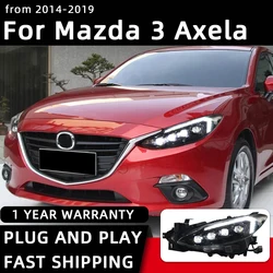 Headlight For Mazda3 Axela LED Headlights 2014-2019 Head Lamp Car Styling DRL Signal Projector Lens Automotive Accessories