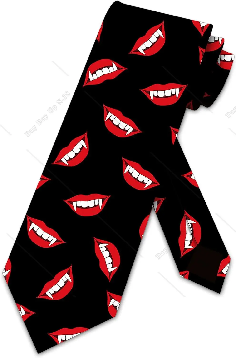 Vampire Ties Mens Halloween Necktie Fang Tie