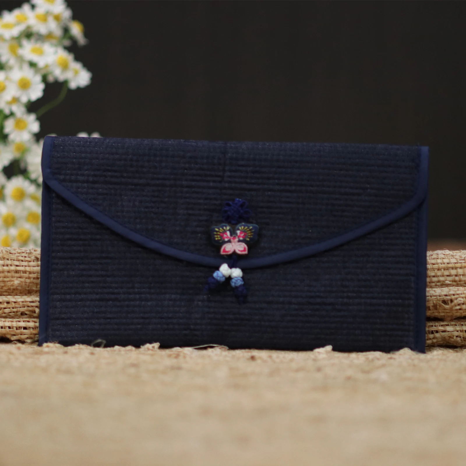 Tourist Souvenir  Korean Sle Wallet Ethnic Minori Coin Purse Colleague Gift Cact Size Polyester Long Wallet