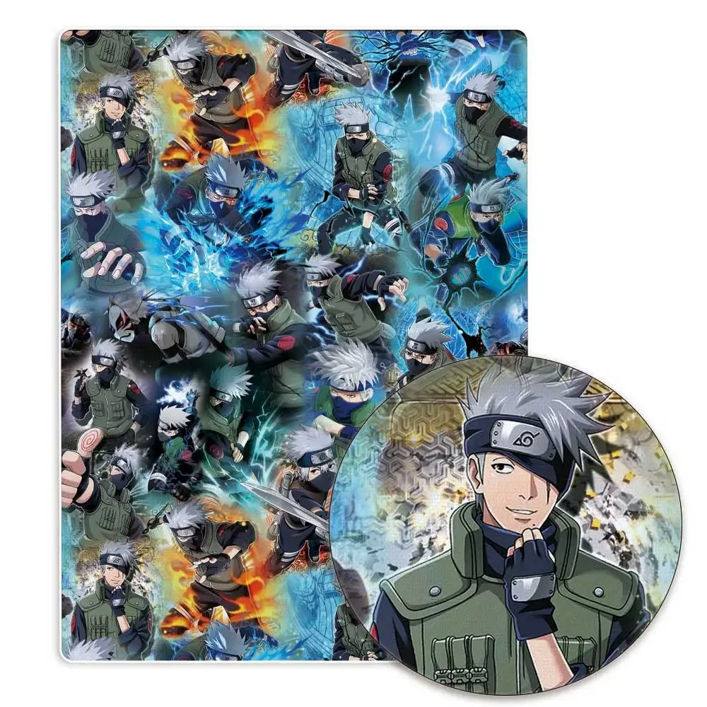 Kain periferal Anime naruto katun poliester 140*50cm Swakarya kain perca jahit Quilting gaun bayi dicetak Fabri