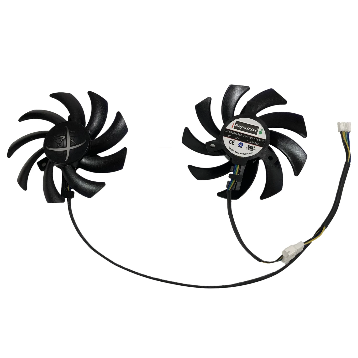 

2Pcs/Set,GPU VGA Cooler,Graphics Card Cooling Fan,Video Cards Cooling,FDC10H12S9-C,For XFX R9 280X 290X 270X