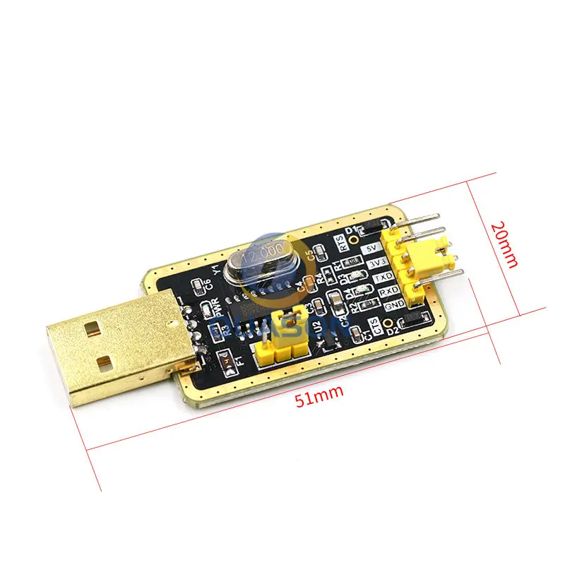 CH340 Module Instead of PL2303 CH340G RS232 to TTL Module Upgrade USB to Serial Port In Nine Brush Plate for arduino Diy Kit