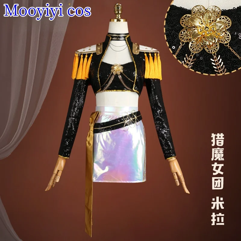 

Newly Mira Cosplay Costume Halloween Christmas Role Playing Party Comic Exhibition Sexy Costume Kpop Demon Hunters Cute dress
