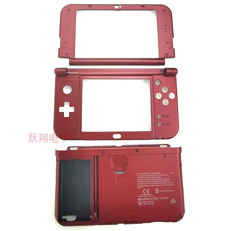 Carcasa de Marco medio con placa de cubierta de batería, pieza de repuesto superior LCD, cara interior, carcasa, 3DS XL LL, 6 colores, nuevo