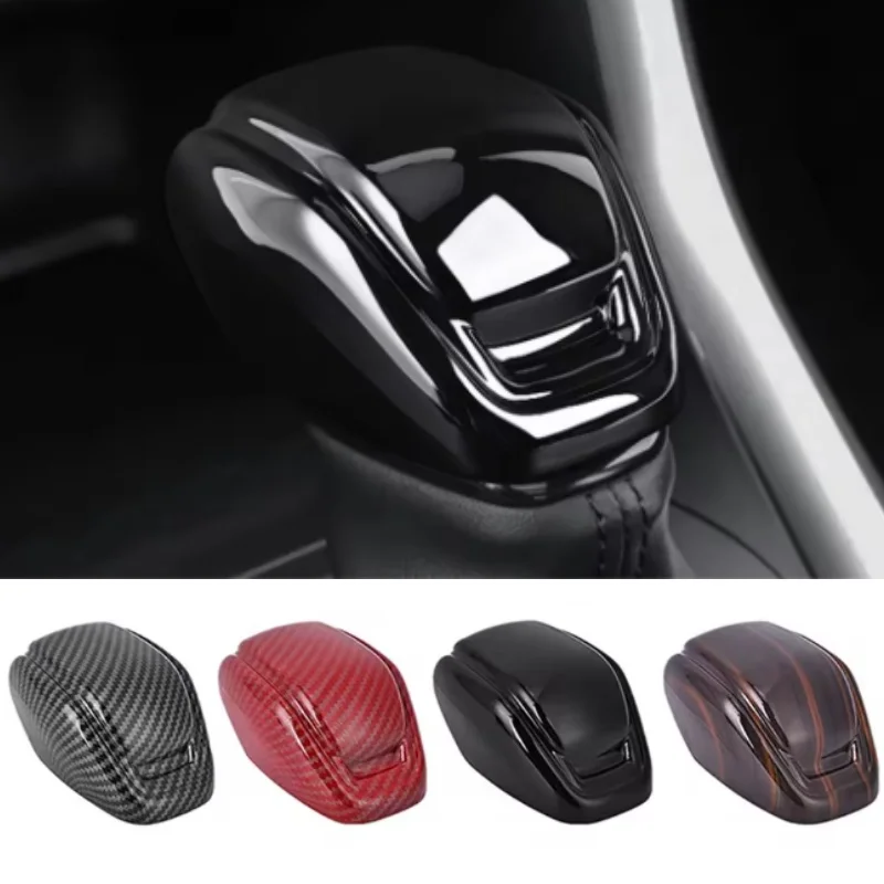 مقبض ناقل حركة السيارة غطاء رأس الترس ملحقات الكسوة لتويوتا RAV4 2020 - 2025 هايلاندر كراون كلوغر فينزا كامري #1