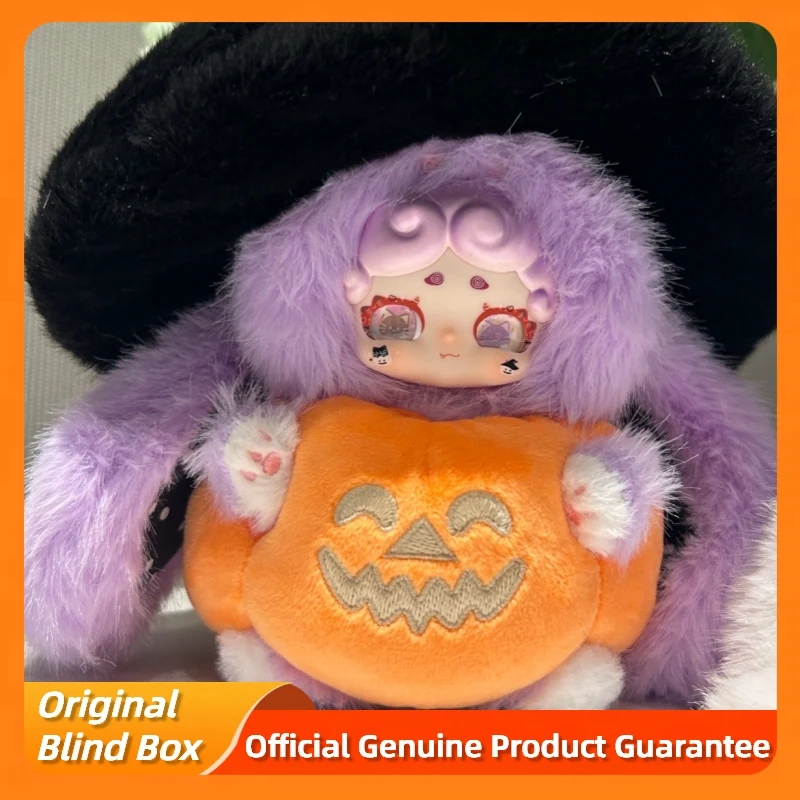 Genuino Luckydeernai Halloween Blind Box Magic Witch Figure Dolls Kawai Vinile Peluche Ciondolo Raccogliere Ornamento Giocattoli Regalo di Halloween