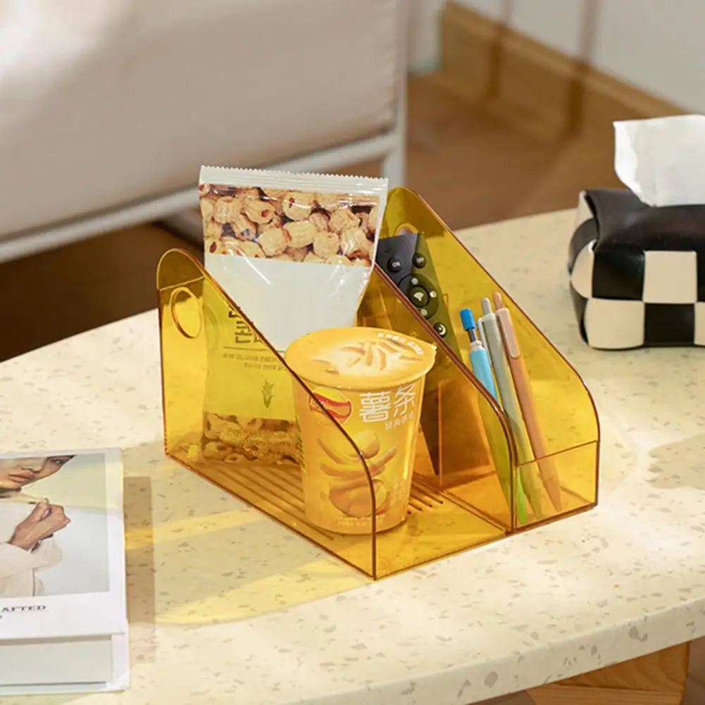 Convenient Office Document File Storage Box Desktop Organizer Plastic Sundries Container Lightweight Office Supplies