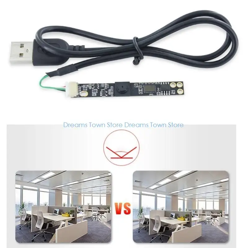 Módulo câmera HX6A OV2720 2MP 1080P Vista 73 graus MJPG YUY2 USB FreeDriver foco fixo para WinXP/7/8/10