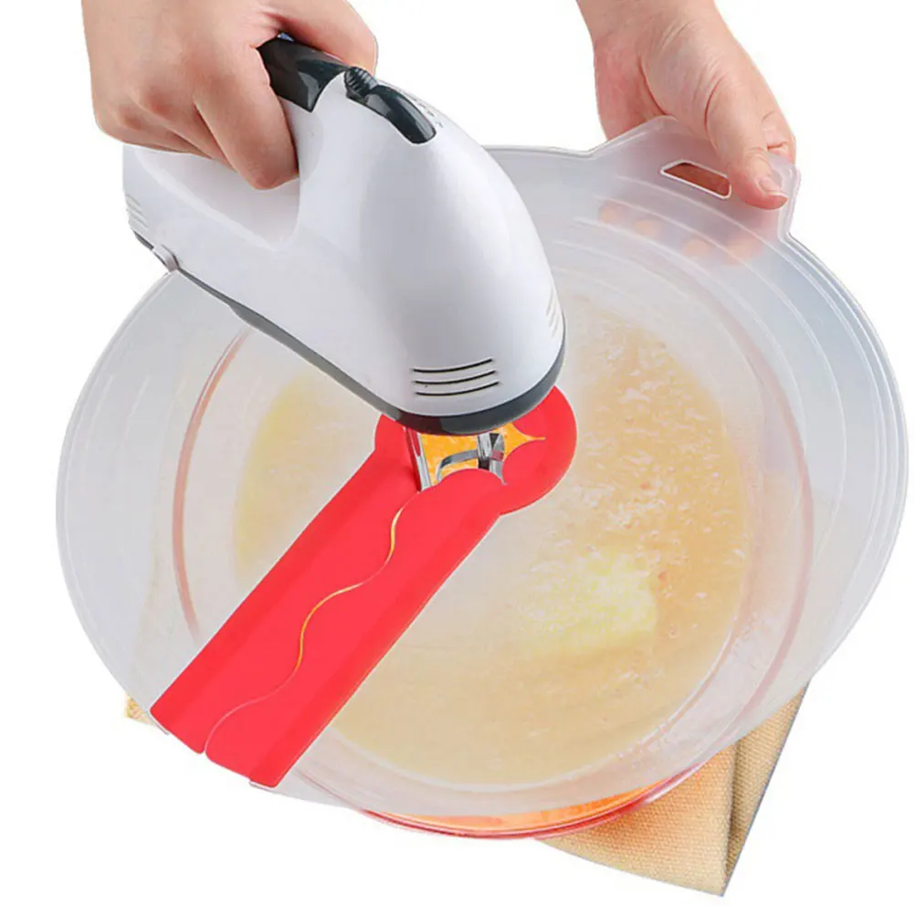

3pcs Egg Whisk Splash Guard Anti-Splatter Mixing Bowl Lid Food-Grade Non-Stick Kitchen Utensil Accessory For Cream Beating