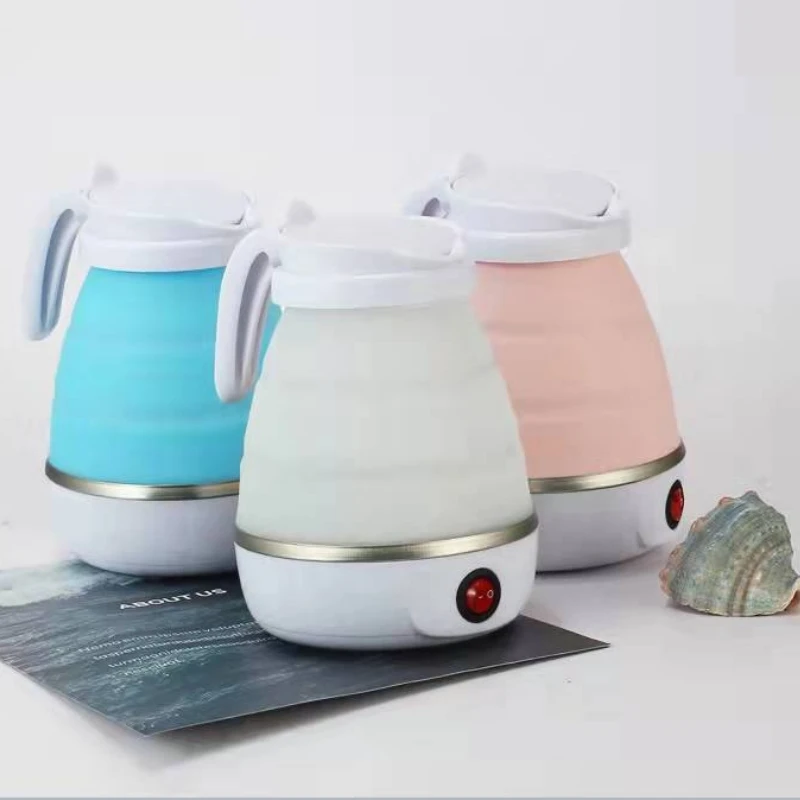 

0.6L Travel Folding Kettle Silicone Electric Kettle Portable Kettle Mini Small Household Boiling Kettle