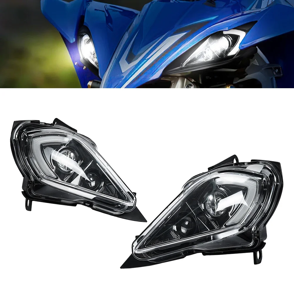 

ATV LED Headlights for Yamaha Raptor 700 700R 350 250 YFZ 450R 450X Wolverine 450 350 5TG-84166-01-00 Headlight Trim Covers