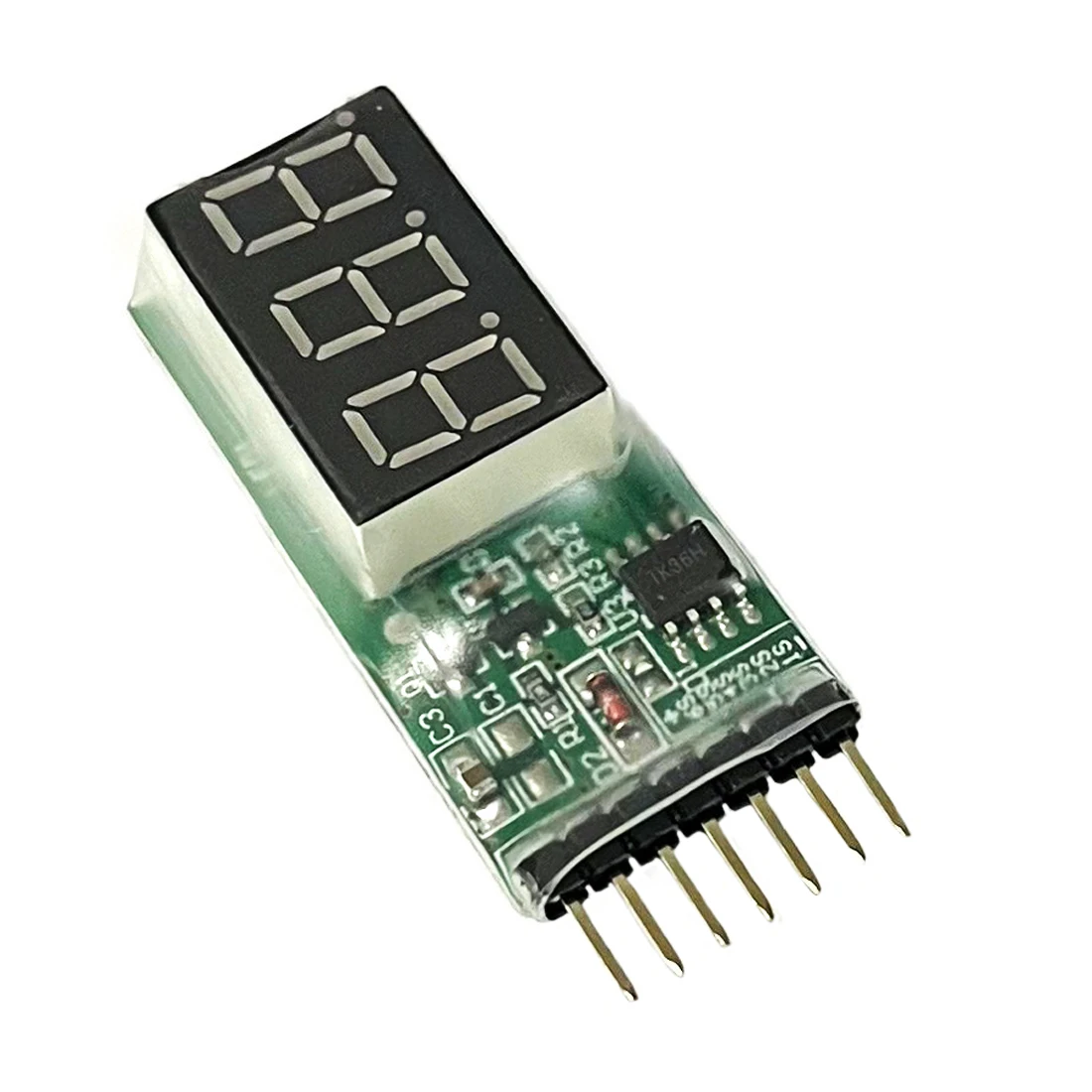 BB Sound Level Display 2-6S Voltage Display Measuring Lithium Battery Voltage Display Car Ship Model