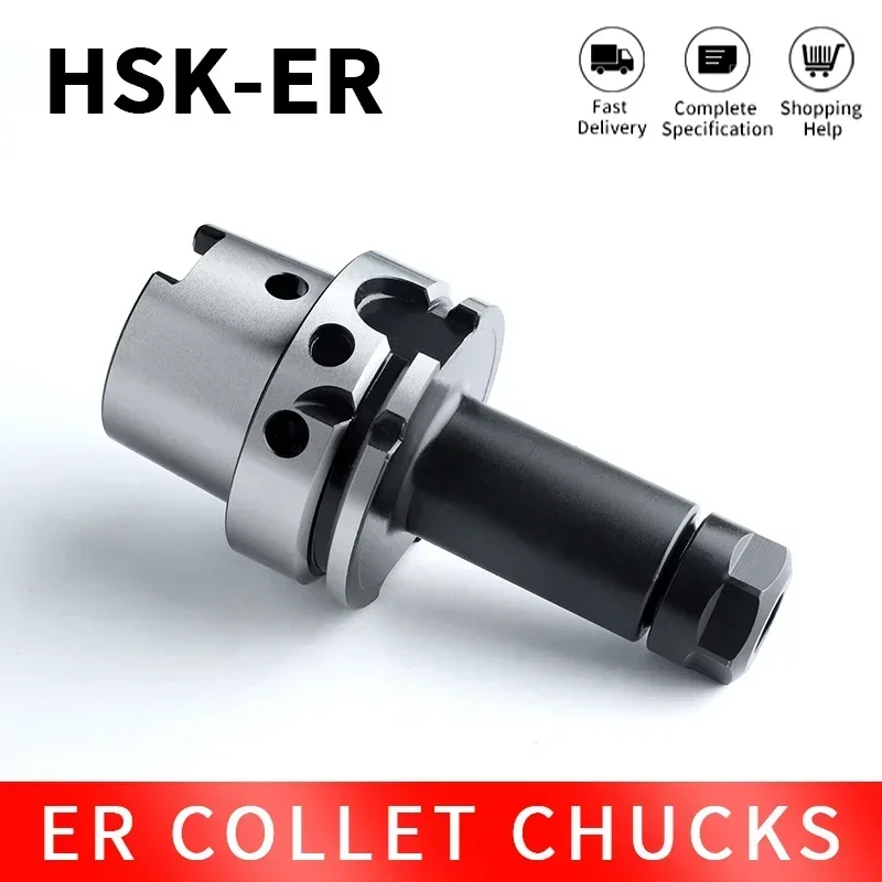 NEW HSK100A ER16 ER20 ER32 High Quality CNC Lathe Tool Handle Chucks ER Collet Chucks High Precision Shanks Tool Holder