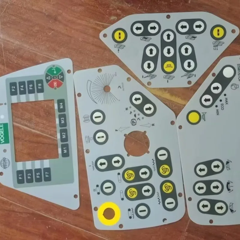 2134297 Edge Control Box Film Main Control Panel Membrane Film (PET Waterproof Oil-proof) Side Remote Control Box For Asphalt