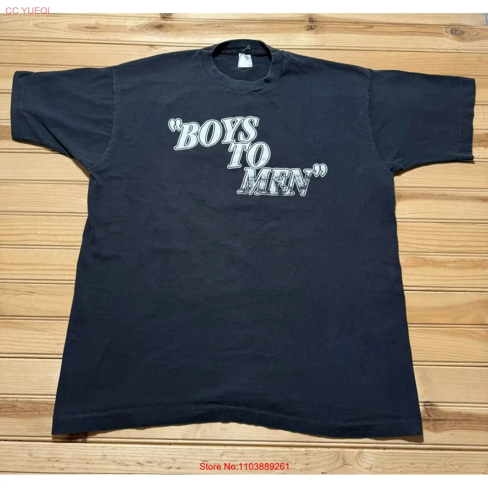 T-shirt vintage années 90 pour garçons et hommes, groupe de soul R&B, nom de la tournée « Special Thanks Crew », taille XL, style délavé, mode décontractée et confortable