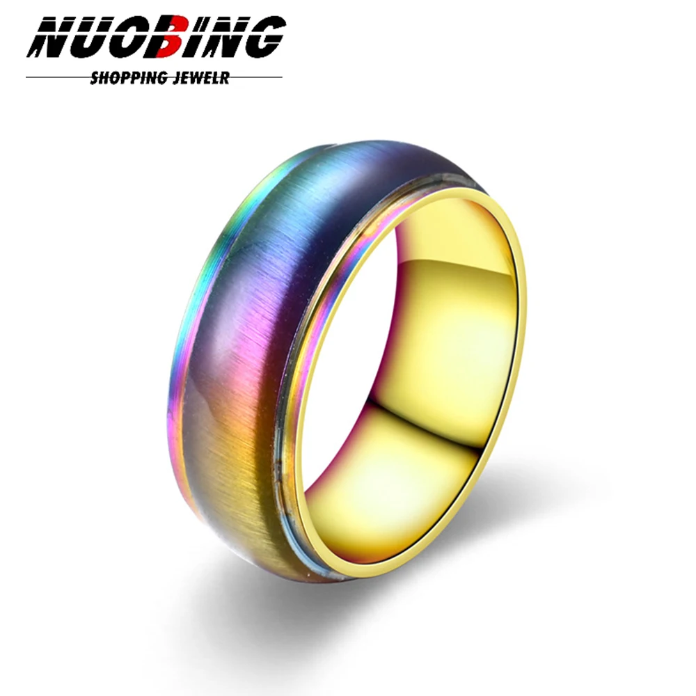 

New Color Drip oil Ring Ladies Fashion Vintage Geometric Metal Ring Wedding Birthday Couple Anniversary Jewelry