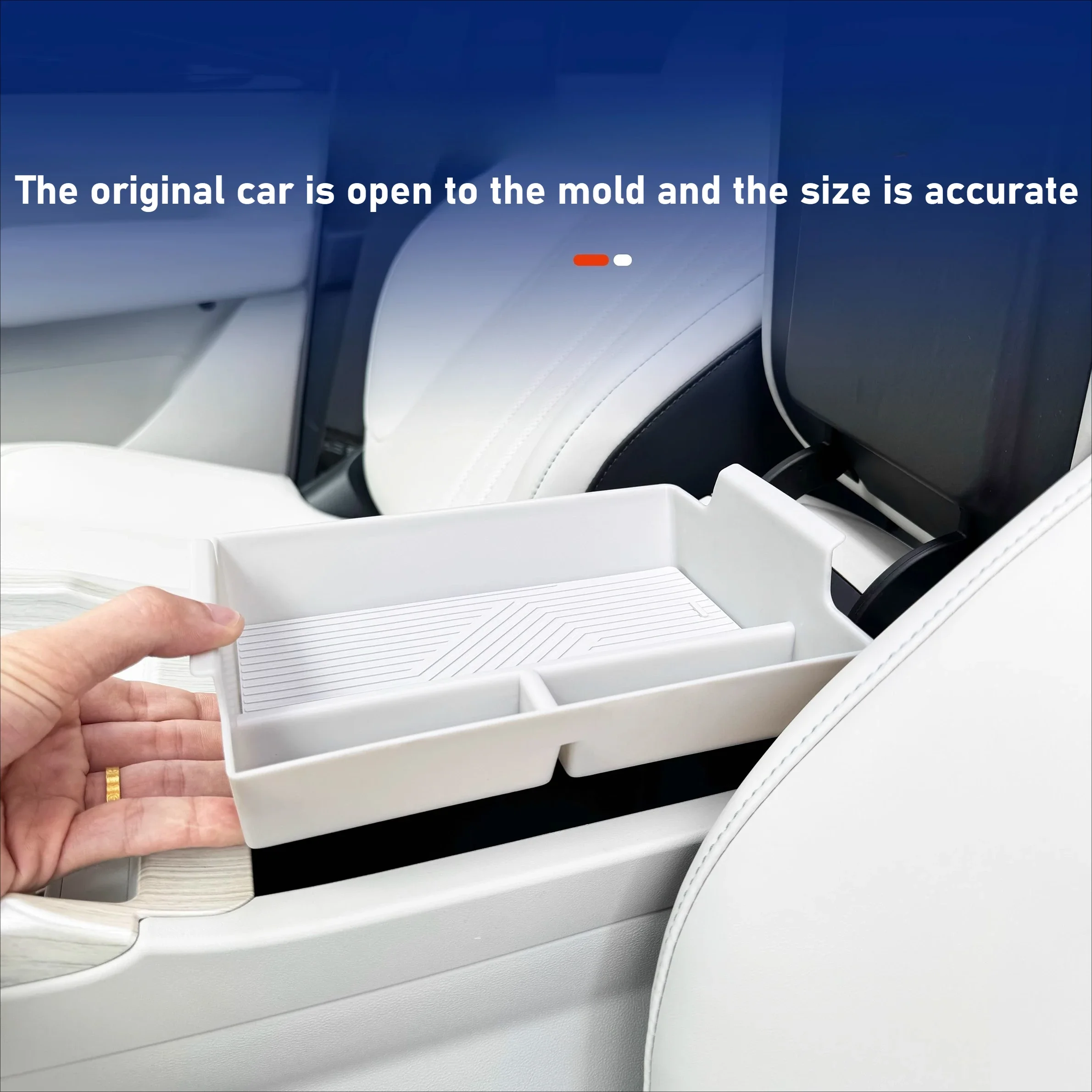 For Geely Galaxy E5 EX5 2024-2026 Central Control Armrest Storage Box Organizing Storage Box Stowing Car Interior Accessories detail image 4
