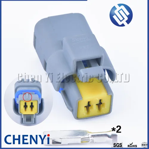 Imagen 1 del producto 1 Juego de conector automático de 2 pines, luces de dirección de faros, enchufe de altavoz, conector de retención de lámpara 211PC022S8049 para Peugeot Citroen
