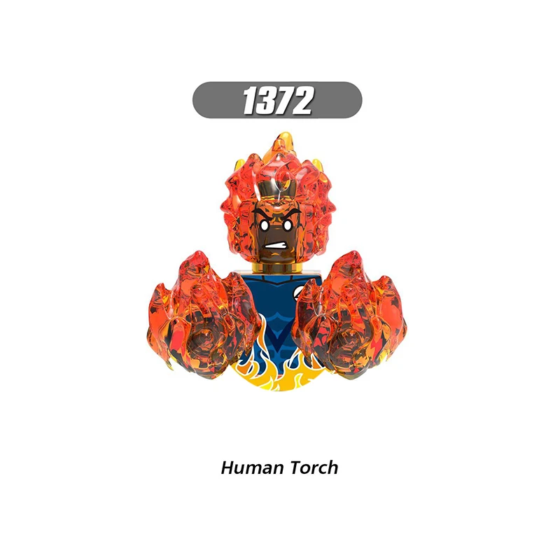 Marvel Legends Human Torch Minifigures XH1423 Bricks For Toys Gifts Mini Action Figures Children Building Blocks For Gifts