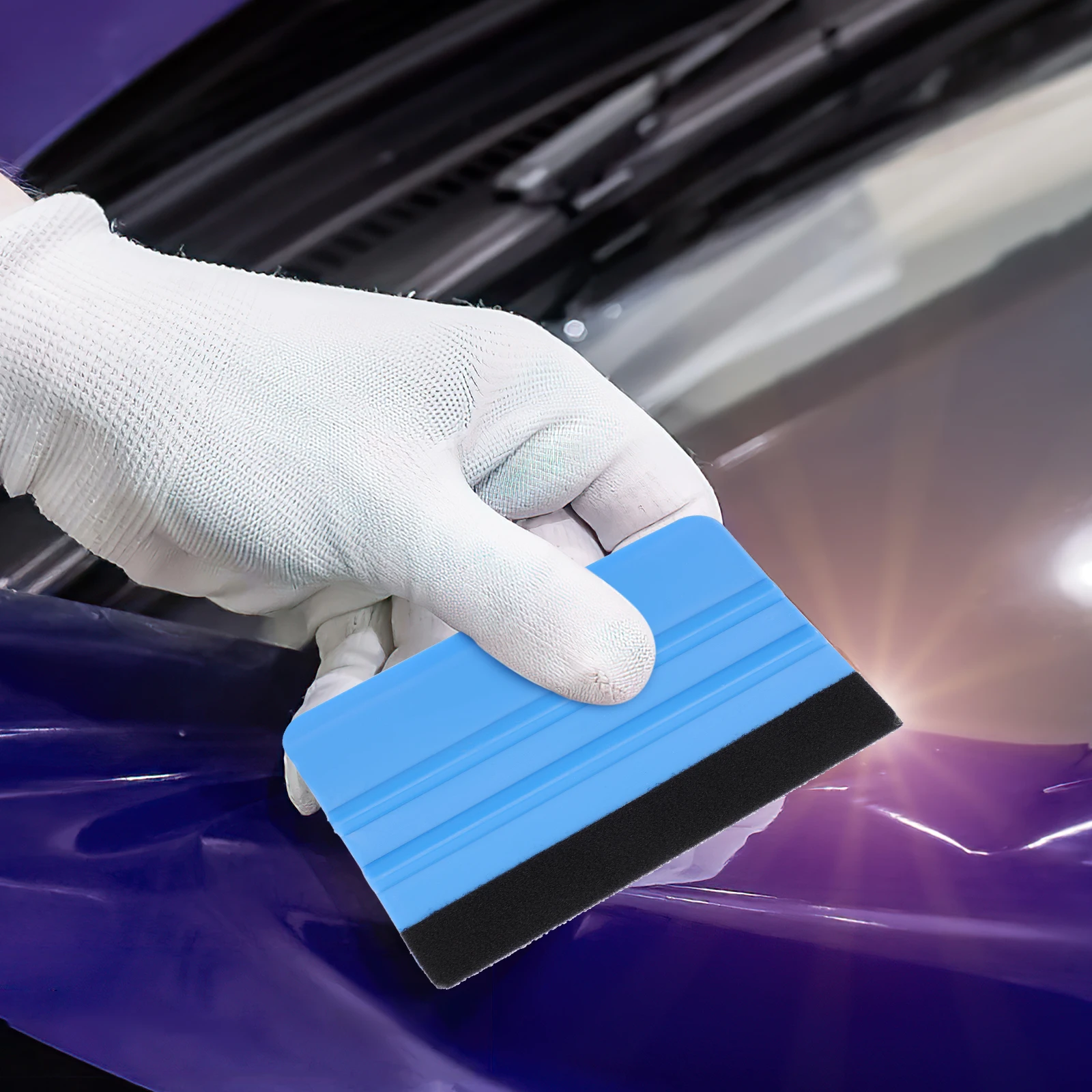 

1Set Vinyl Wrap Kit 5M High Adhesion No Residue Easy Apply Window Tint Tools for Car Trim Packaging Automotive Use Vinyl Wrap