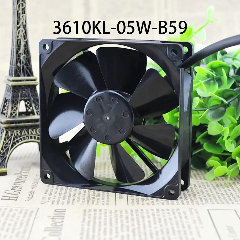 Long-Lifespan Server Industrial control fan 24VDC 0.20A 92*92*25mm 3-wire 3610KL-05W-B59 radiator