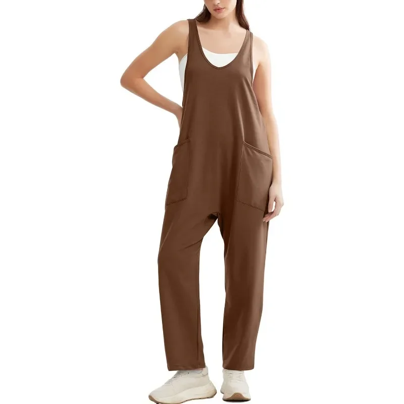 Stijlvolle Dames Jumpsuit Met Strappy Gebreide Zak Amazon Zomer Casual Stijl