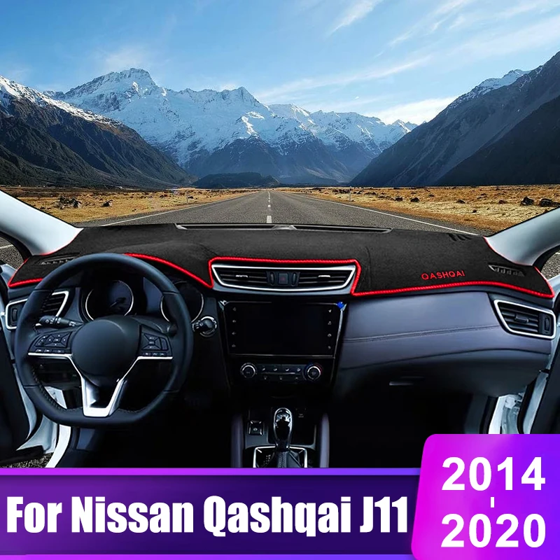 

For Nissan Qashqai J11 2014 2015 2016 2017 2018 2019 2020 Car Dashboard Cover Instrument Desk Sun Shade Non-slip Pad Accessories