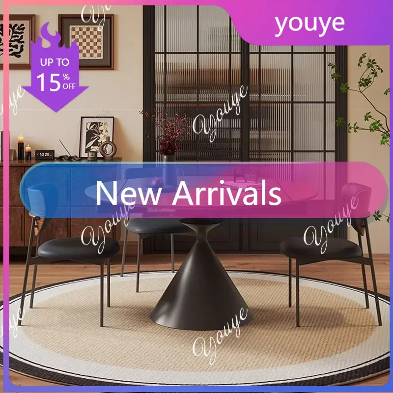 

MX French Retro Solid Wood Rotating Retractable Dining Table Cream Medium Antique Round Table Walnut Color Square And Round Dual