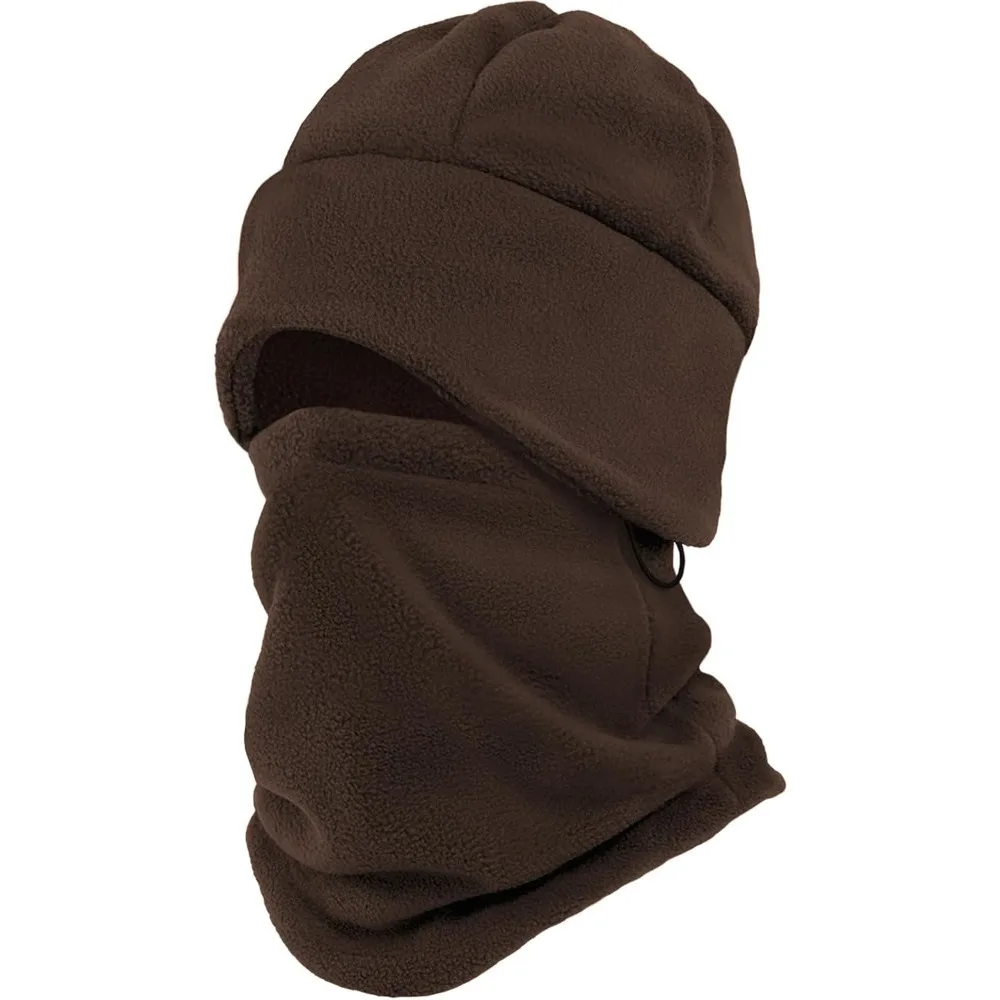 

Winter Beanie Hat Scarf Set with Ear Flaps for Men Women Knit Fleece Lined Skull Cap Windproof Neck Warmer Gaiter