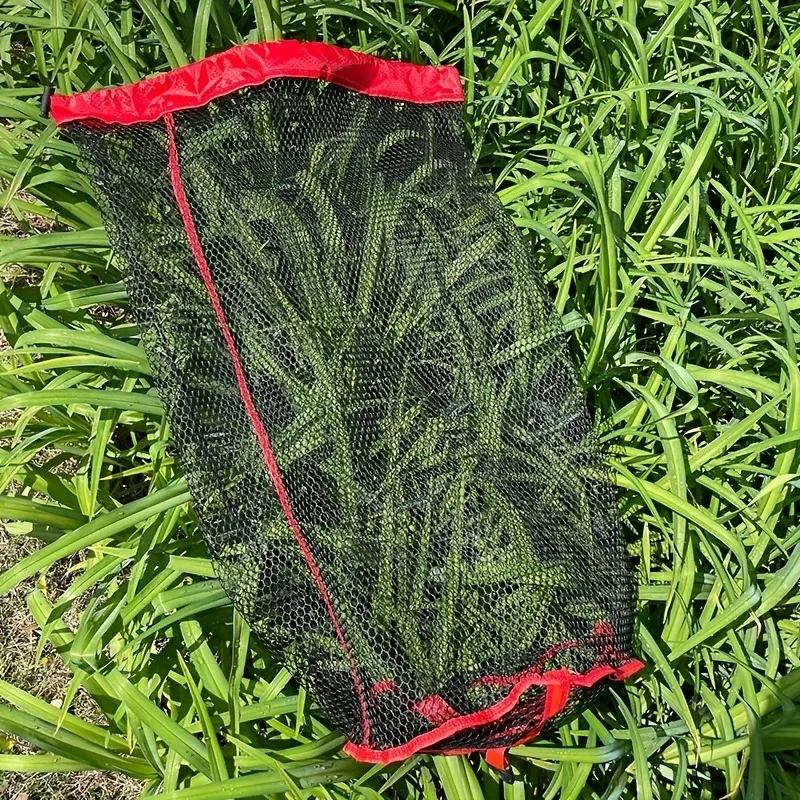 Single-pack Nylon Mesh Fishing Bag,Suitable for Outdoor Fishing,Fishing Aid Tool,Fishing Bag,Quick-drying Foldable Woven MeshBag