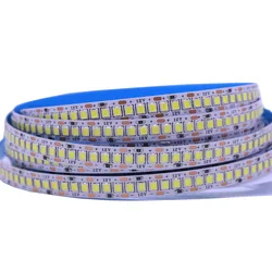 1m 2m 3m 4m 5 m/partia 10mm PCB 2835 SMD 1200 taśma LED DC12V ip20 niewodoodporny elastyczne światło 240 diod/m, biały ciepły biały