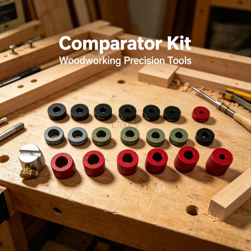 

Comparator Kit Cabinet Hinge Jig Doweling Jig Kit Dowel Hole Punch Woodworking Drilling Locator Panel Alignment Positioning Tool