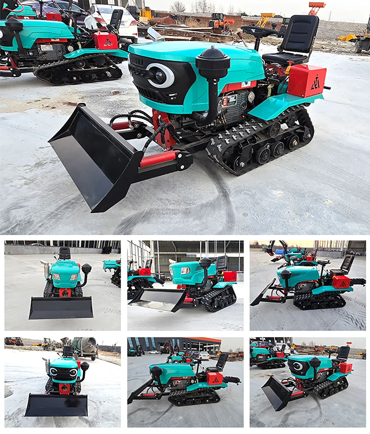 50 PS Mini-Raupenschlepper Multifunktionaler EPA-Zertifizierter Traktor für Landwirtschaftliche Nutzung Werksanpassung – Detail 9