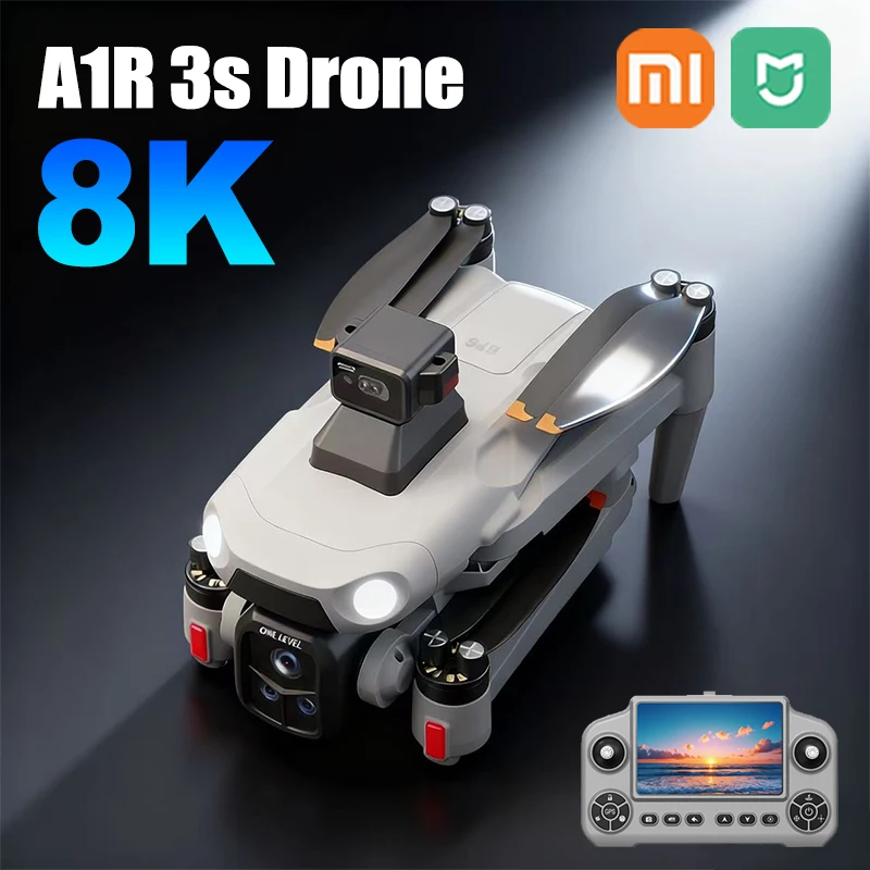 Xiaomi Mijia A1R GPS Дрон 4K Профессиональный 8K HD Двойная камера Бесщеточный двигатель 5G WIFI FPV Складной RC Квадрокоптер Вертолет игрушки