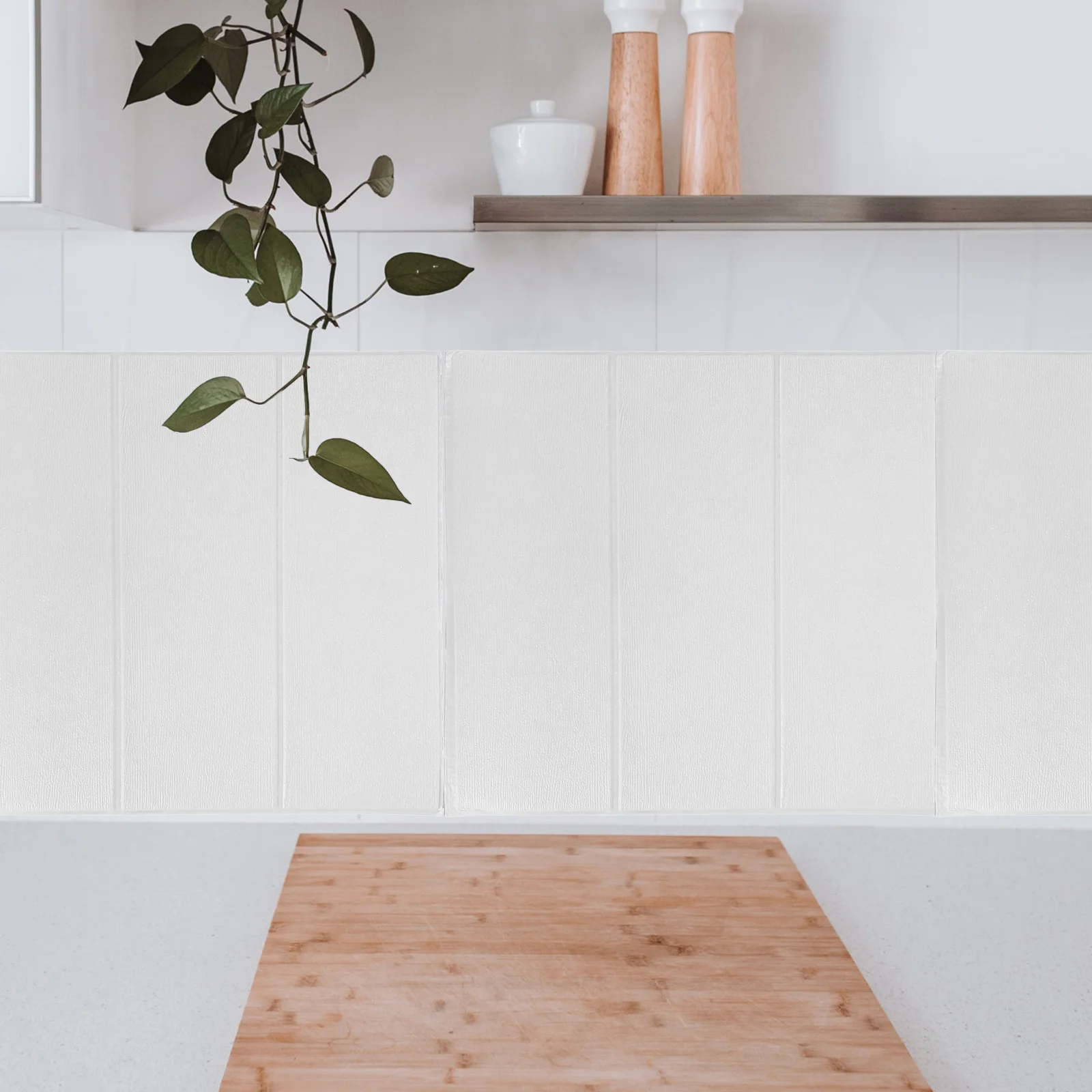 

20Pcs Self Adhesive 3D Brick Simulation Peel Stick Wallpaper Durable Waterproof for Living Room Bedroom Kitchen Bathroom