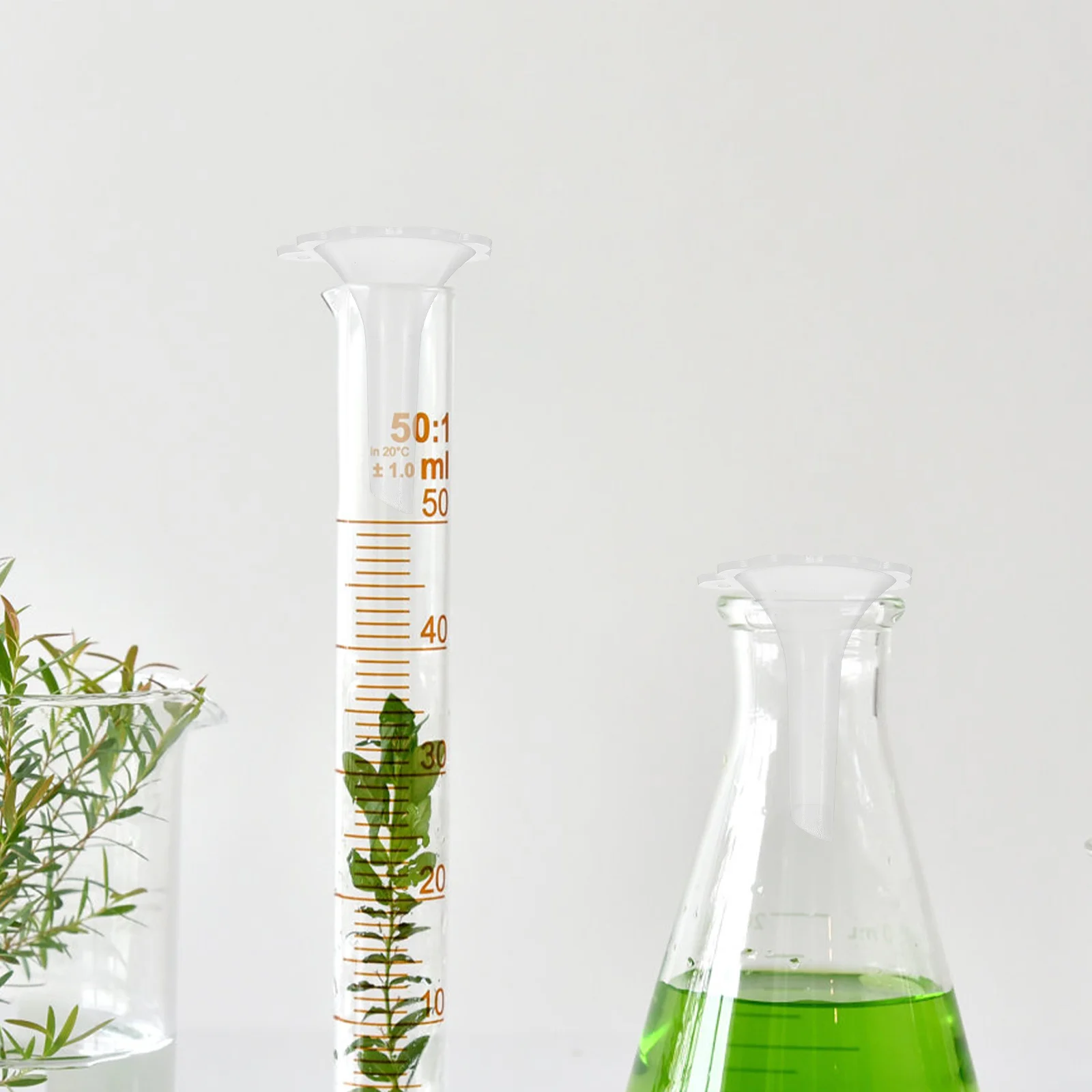 

100pcs Mini Clear Funnels 10Ml Perfume Filling Transfer Tool Portable Liquid Dispenser For Travel Skincare Lab Use Bottle Funnel