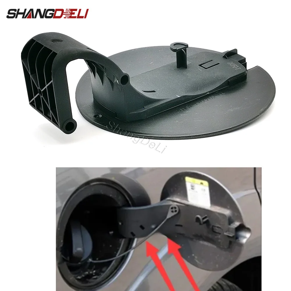 Car Fuel Filler Flap Tank Door Cap with Mount Bracket for Ford Focus 2 MK2 2005-2013 Replacement Part