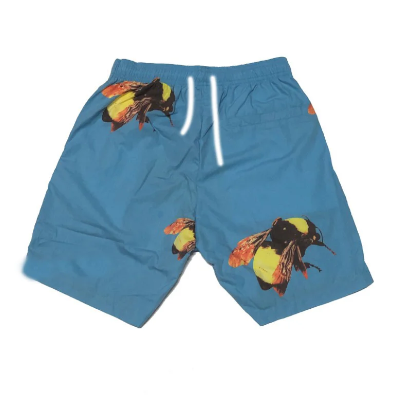 الصيف إلكتروني الطباعة النحل القط مخالب بناطيل الشواطئ جولف الرجال النساء أزياء عارضة الاتجاه العلامة التجارية الاتجاه السراويل الرياضية الراحة قصيرة