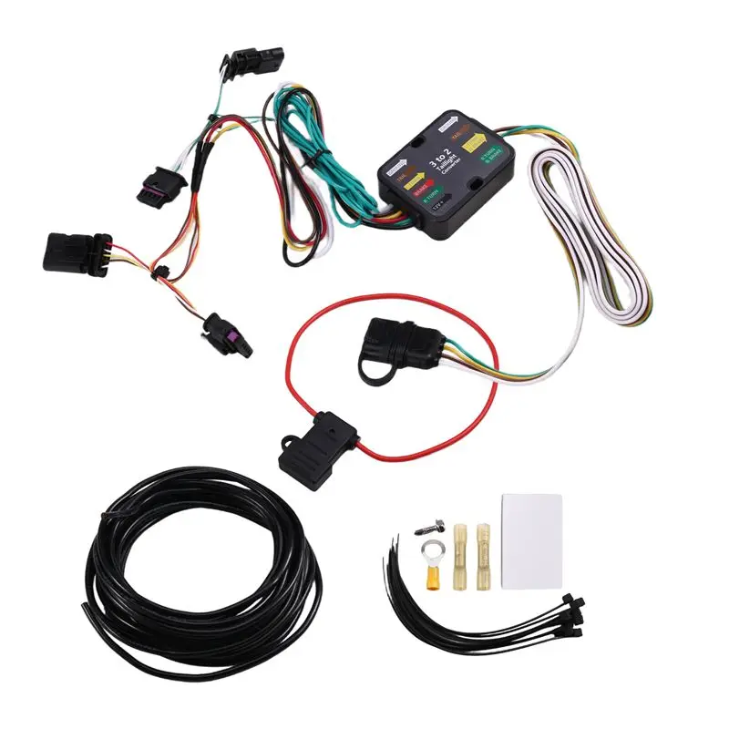Ingenious-118869 Full Trailer Wiring Setup For Tesla Model 3 2020-2023, Trailer Harness Connector