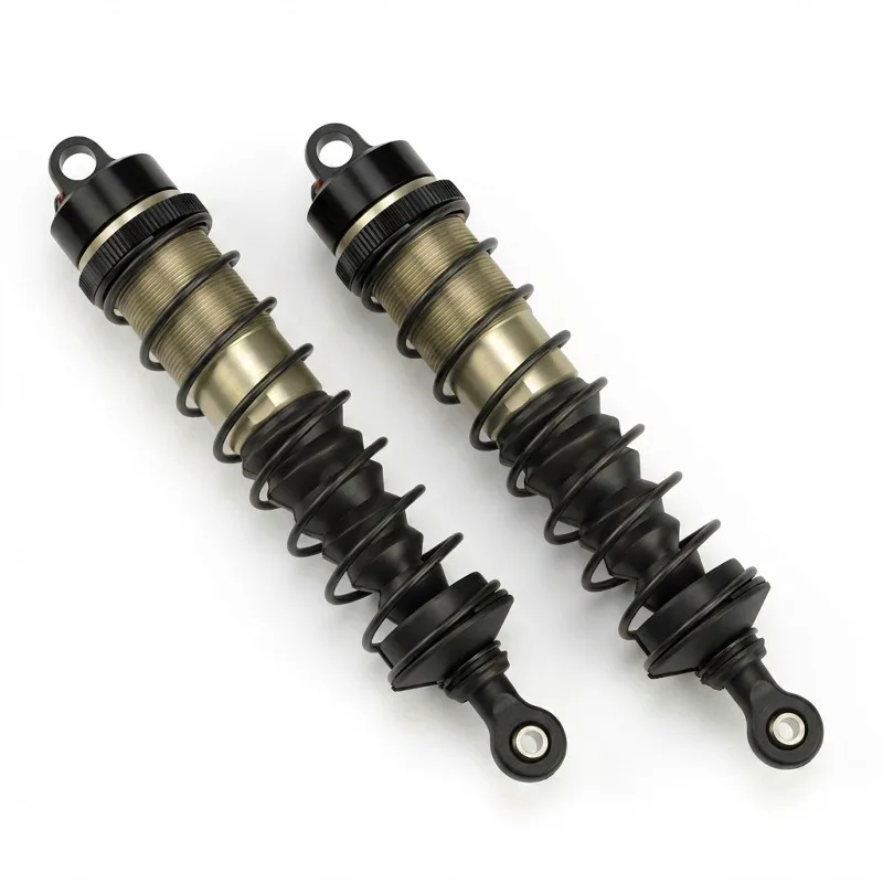 For RLAARLO Dragon Scale Knight 1/8 RC Buggy Shock Absorber Set – Shock Body, Springs, Caps & Mount Shafts Upgrade Parts