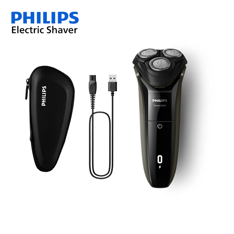 

PHILIPS New S3108 Electric Shaver Dry Wet Shaving Triple Blade 5-Way Floating Head Beard Trimmer Men's Electric Razors Machine