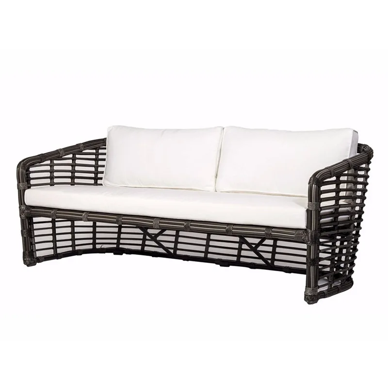 & Outdoor Leisure Light Luxury Hollow Wicker Sofa Combination Balcony Courtyard Hotel Terrace Waterproof Sunproof Galvanized Cha