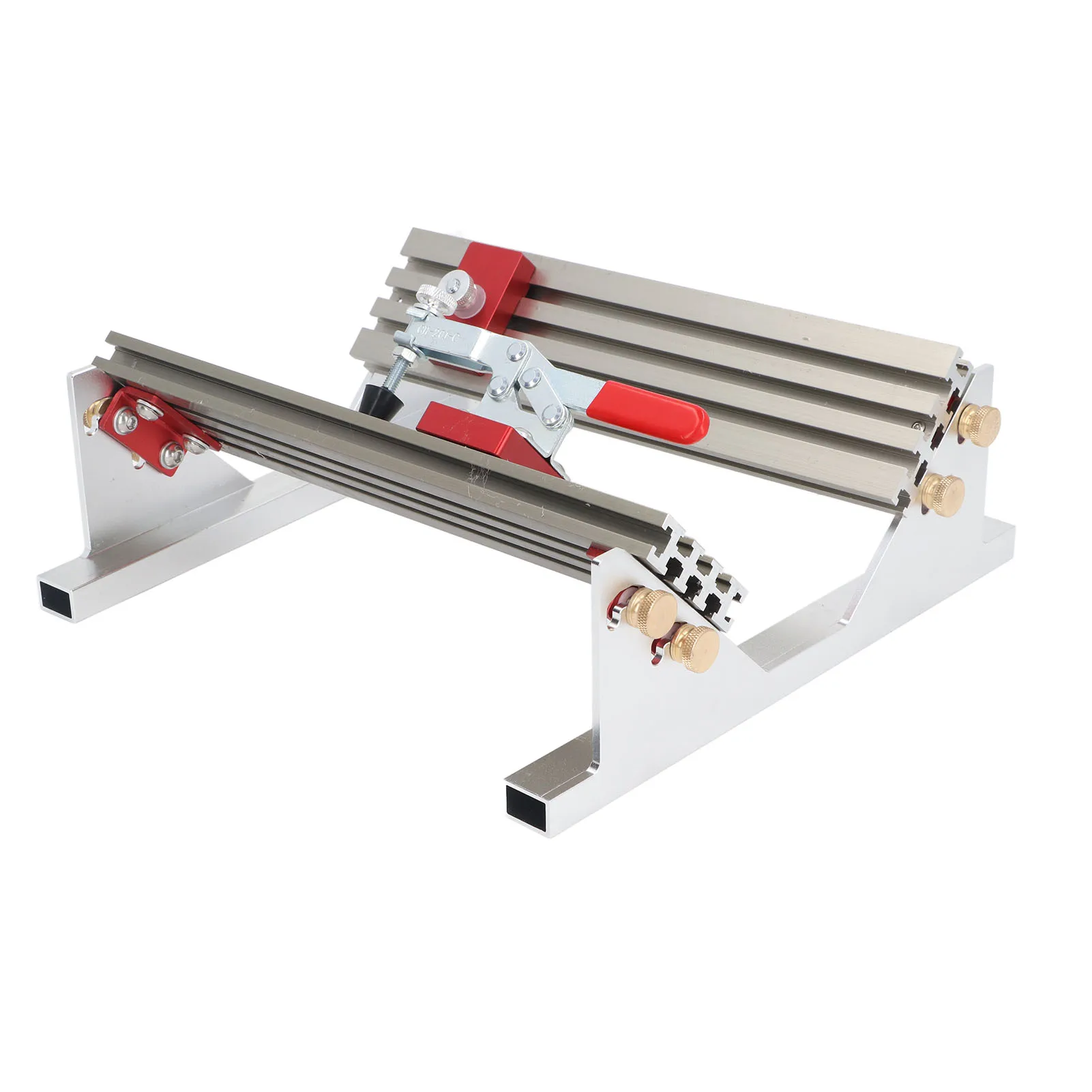 Drawer Clamp Locator 1/2in‑16in Aluminum Alloy Adjustable Drawer Clip Positioner for Milling Table Saw