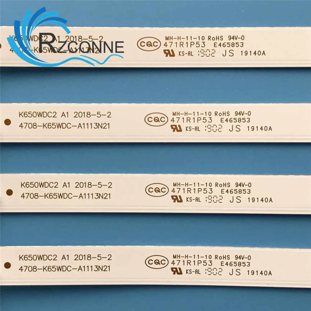 LED شريط إضاءة خلفي 6 مصباح ل 65 "التلفزيون 65U810 65PUF6263/T3 K650WDC2 4708-K65WDC-A1113N21 A1213K01