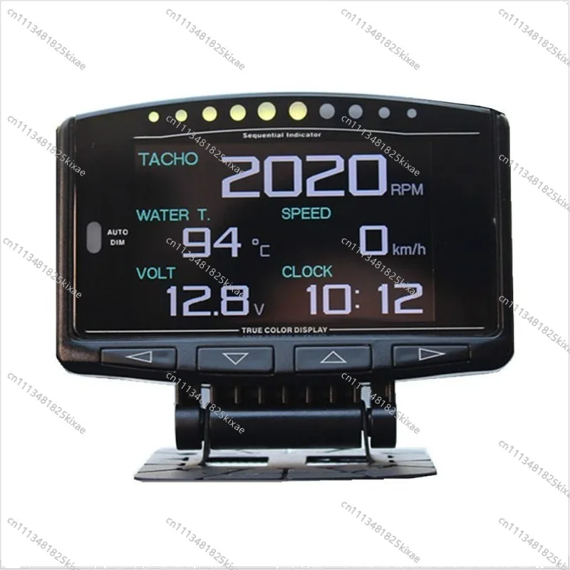 For Car Multi-function Instrument X1 OBD Full LCD Screen Driving Computer Water Temperature, Fuel Consumption and Temperature
