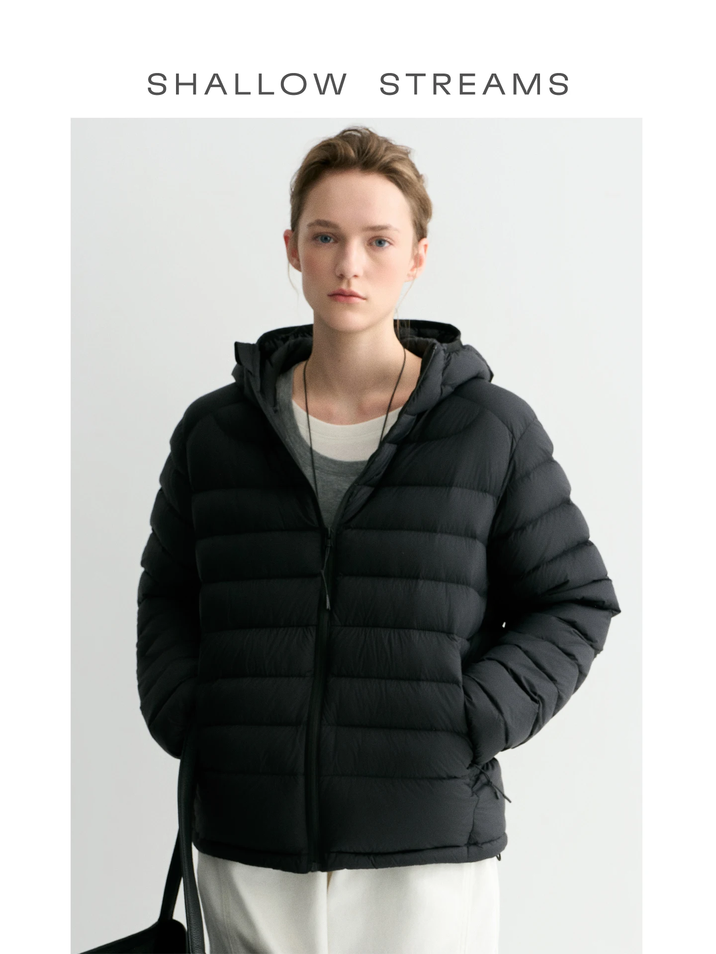 

Легкий пуховый жилет для женщин: теплая верхняя одежда из перьев, белый пуховик с отслеживаемым источником пуха (0% искусственного пуха)