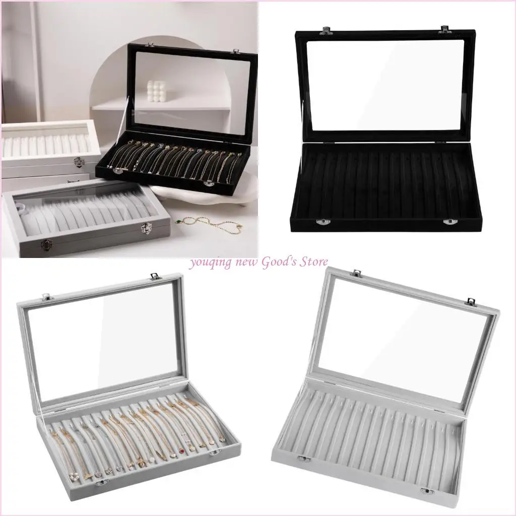 

57QA Jewelry Display Tray With Nonslip Bottom For Various Accessories