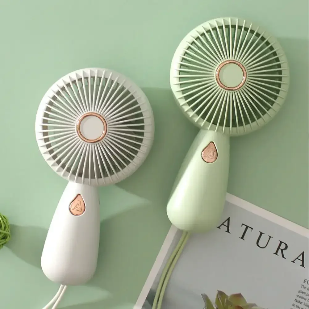 

Outdoor Hand Holding Fan Small Mini Handheld Small Fan Portable Portable Silent Office Desk Student On Dormitory Charging