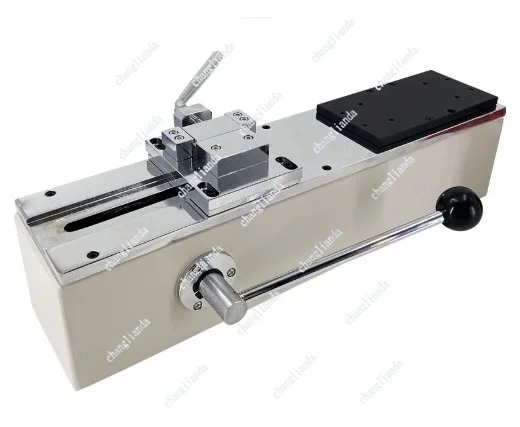 1PC Horizontal Manual Tensile Test Bench Digital Force Gauge Wire Harness Terminal Pull Tester Crimp Terminal Testing Equipment