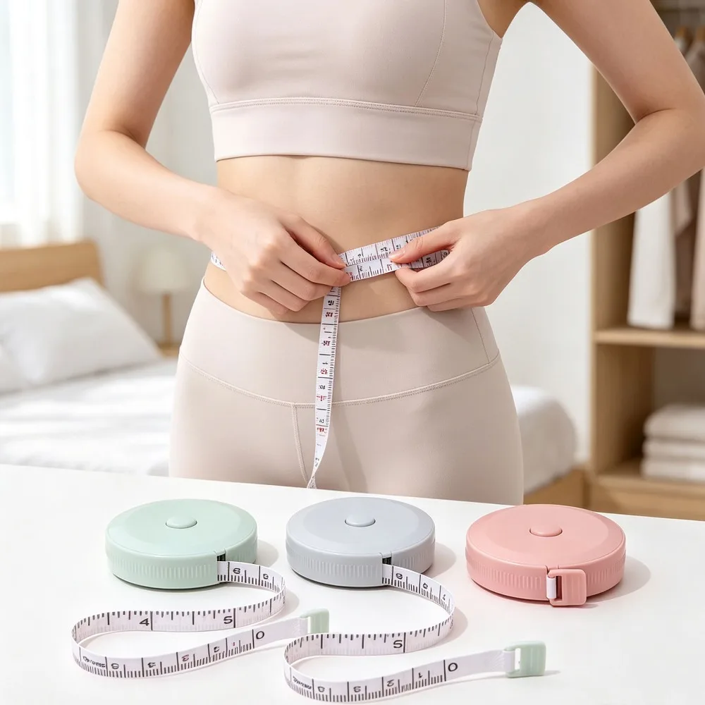 1PC 1.5m Portable Soft Tape Measure Retractable Measuring Tape for Sewing Tailor Cloth Body Measuring Ruler